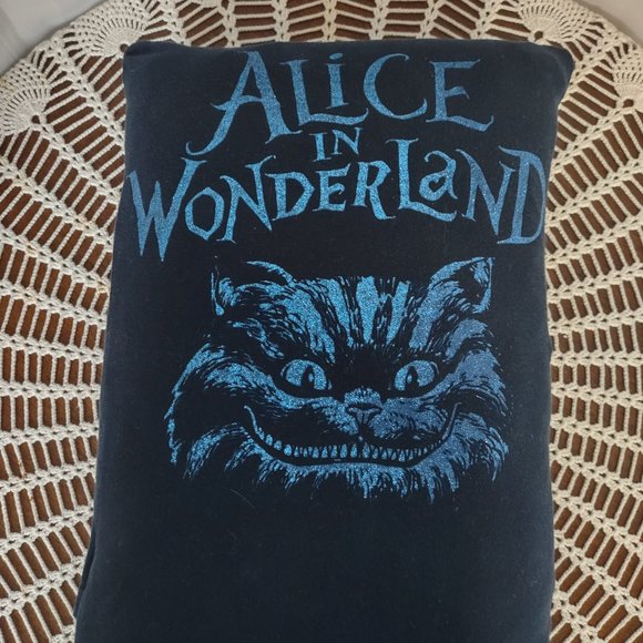 Rag Frog Revival Cheshire cat Throw pillow COVER ONLY size 11"x14" - Picture 4 of 4